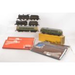 Lima 0 Gauge Steam and Diesel Locomotives and Points and Tri-ang Big Big modified Hymek Diesel (12),