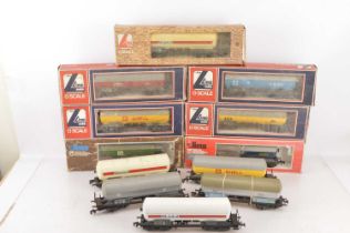 11 Lima 0 gauge UK and Continental outline bogie Tank Wagons (12),