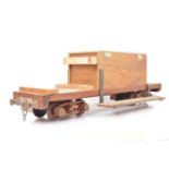 A 3½" Gauge Ride-on Bogie Trolley,