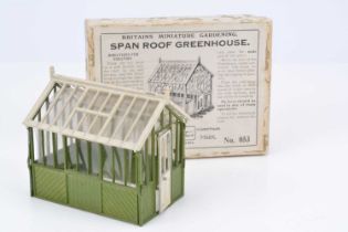 Britains boxed item No. 053 Span Roof Greenhouse,