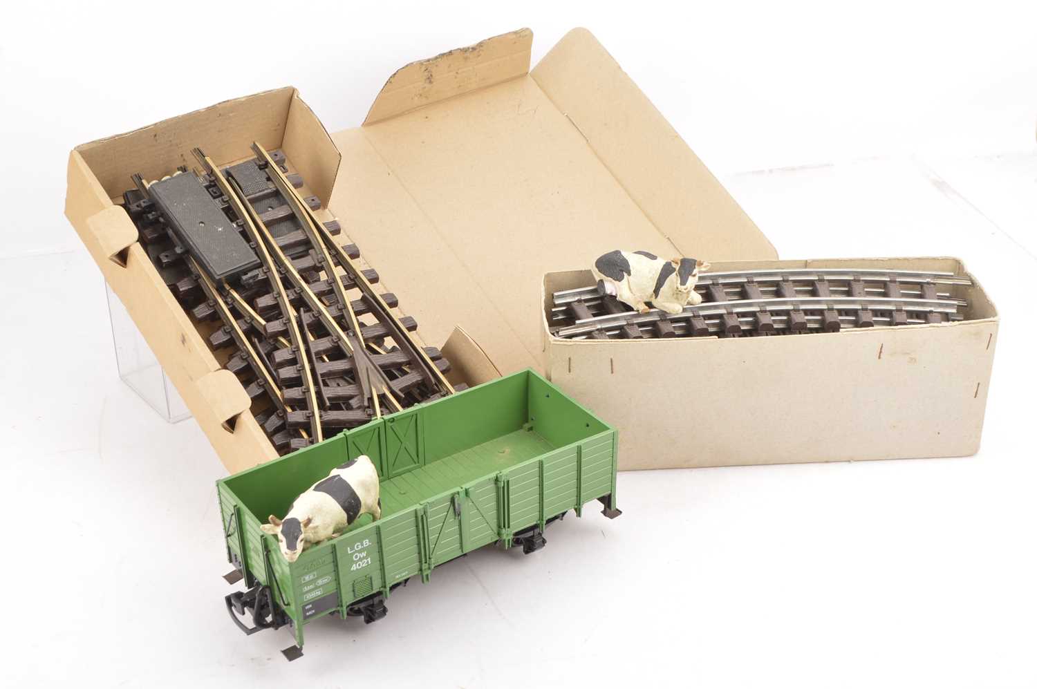 An Assortment of LGB and other G scale (Gauge 1) Trains and Accessories (qty in 4 boxes) - Image 2 of 3