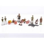 Scout and Guide figures by various makers including Britains and Charbens comprising BMC Boy Scout,