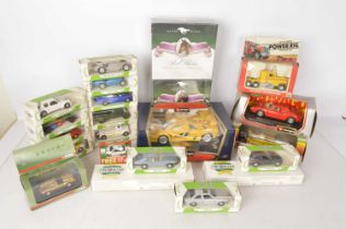 Modern Diecast Vehicles and Atlas Editions Race Horse Figurines (22),