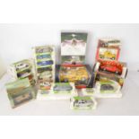 Modern Diecast Vehicles and Atlas Editions Race Horse Figurines (22),