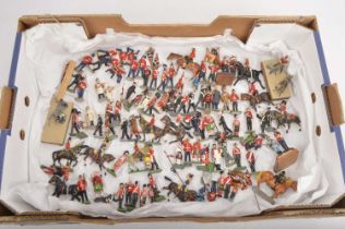 Loose W Britains and other Crimean Victorian and Edwardian soldiers and figures (100),