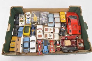 1960s and Later Playworn Diecast Cars (30),