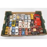 1960s and Later Playworn Diecast Cars (30),