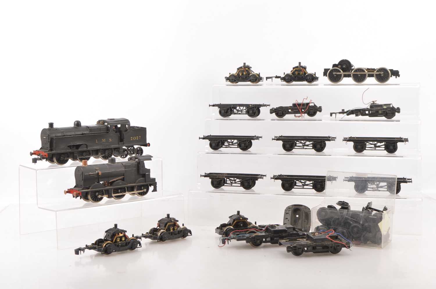 Lima modified Locomotives and Lima and Tri-ang Big Big 0 Gauge spares (qty),