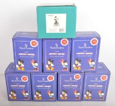 Royal Doulton 1928-1998 Mickey Mouse Figure Collection (8),