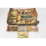 Collection of 1:72 and 1:76 scale soldiers and equipment by Airfix and others (qty),