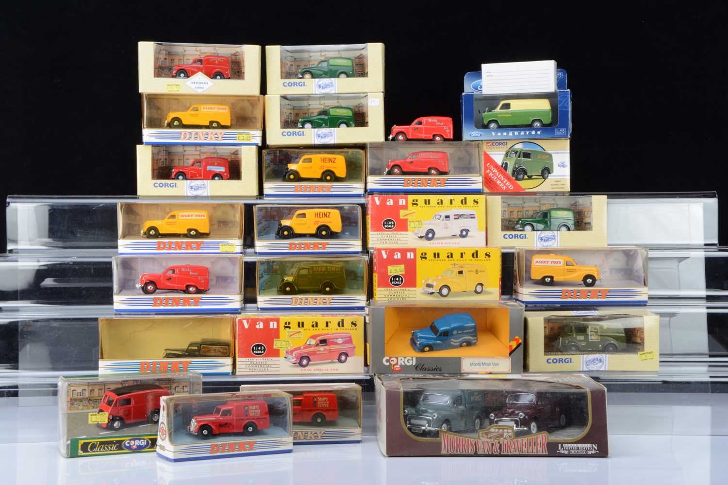 Modern Diecast Vintage Delivery Van Models (28),