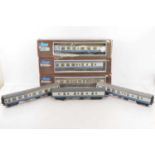 6 Lima 0 Gauge BR blue/grey Coaches including a modified Full Parcels Coach (6),