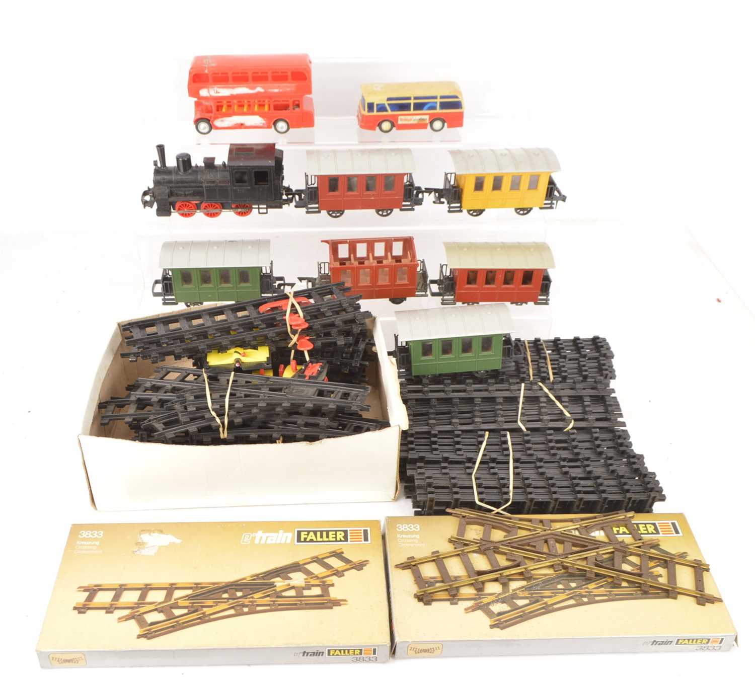 Quantity of Faller 0 Gauge and various Ertl Thomas motorised and original Engines,