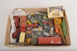 Postwar Playworn Diecast Vehicles (20+),