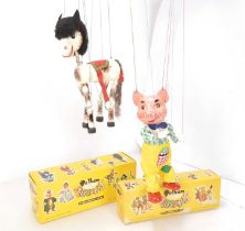 Pelham Puppets Pig and Horse,