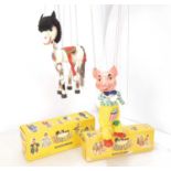 Pelham Puppets Pig and Horse,