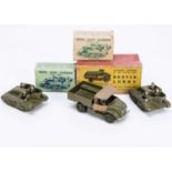 Boxed Britains military vehicles consisting of set 1876 (2) Bren Gun Carrier (with crew),