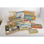 Early Airfix Eagle and other Plastic kits together with empty kit boxes (qty),