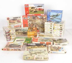 Airfix Keilkraft Matchbox Revell Merit plastic kits unbuilt in original boxes (32),
