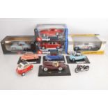 Modern Diecast Postwar British and Continental Larger Scale Cars (10),