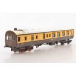 Lima O Gauge GWR coach converted to a Steam Motor Railcar,