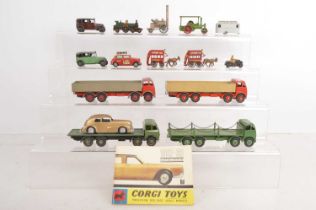 Postwar Playworn Diecast Vehicles (16),