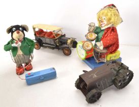 Various Tin and Clockwork Toys,