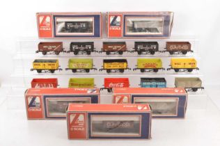 Lima 0 Gauge Private Owners Open Wagons (20),