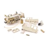 A part-assembled Gauge 1 (narrow gauge) live steam German 2-6-0T Locomotive Kit (qty),