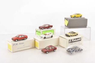 1:43 Scale Resin and White Metal Kit Built 1970s and Later Cars and Ambulance (22),