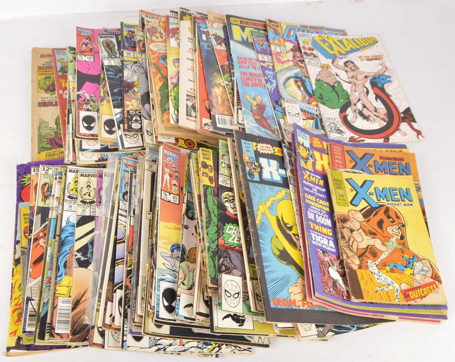 Collection of Marvel Comics various titles mainly 1980's and early 1990's (109),