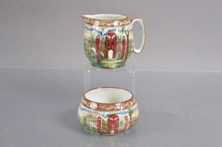 A scarce pair of Grimwades Ltd, Royal Winton "Maoriland" items,