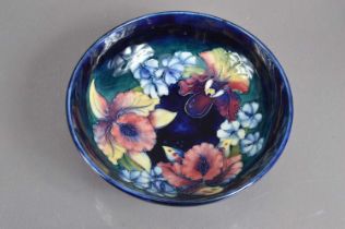 A Moorcroft Pottery "Orchid" pattern bowl,