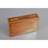 A late 19th-Early 20th Century Sorrento Ware marquetry inlaid postcard box,