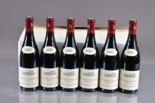 Six bottles of Mazoyeres Chambertin Grand Cru 2001,