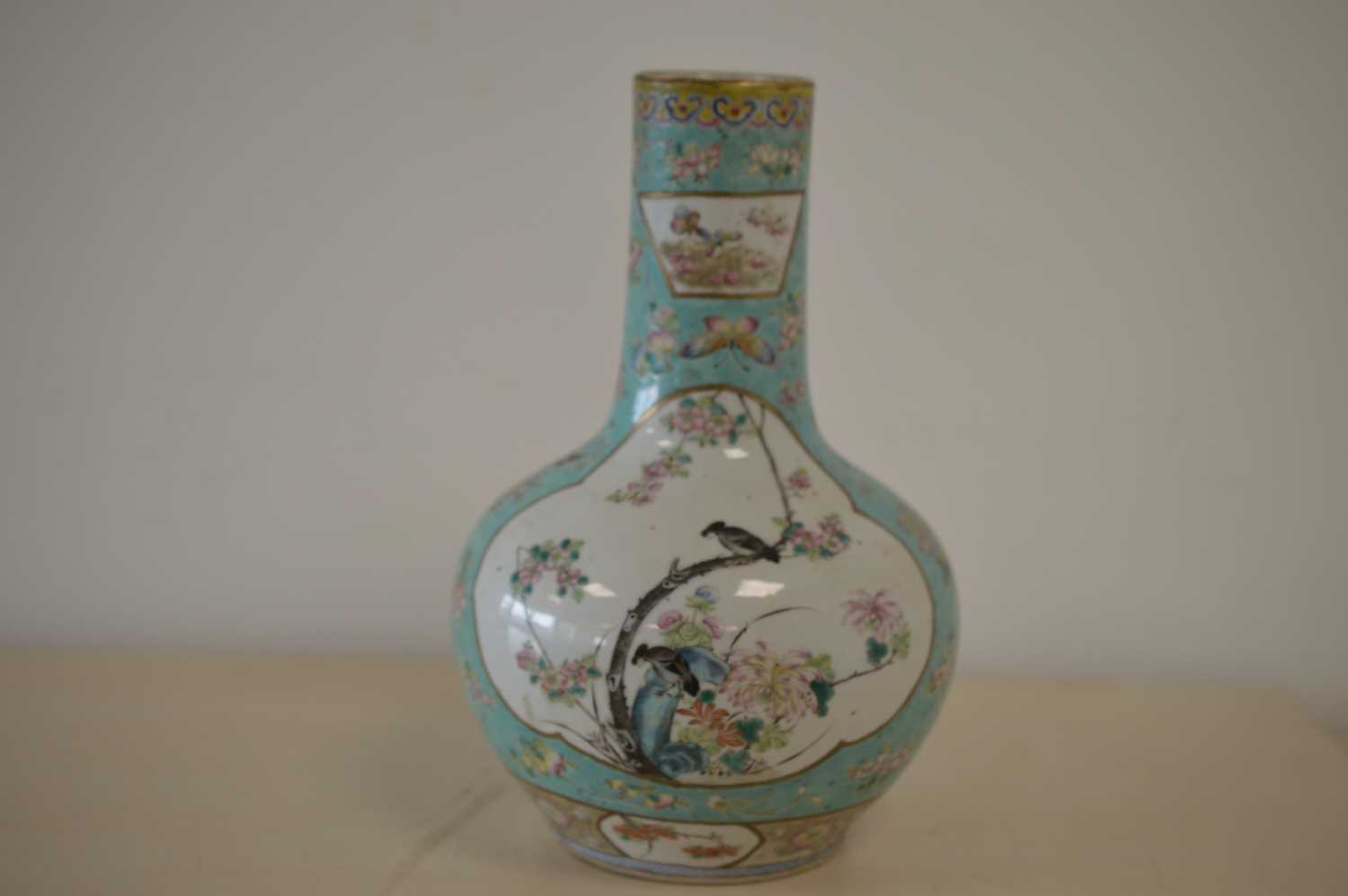 An 18th or 19th Century Chinese Qing dynastly famille rose large bottle vase, - Image 10 of 17