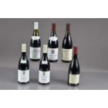 Six bottles of various Burgundies,