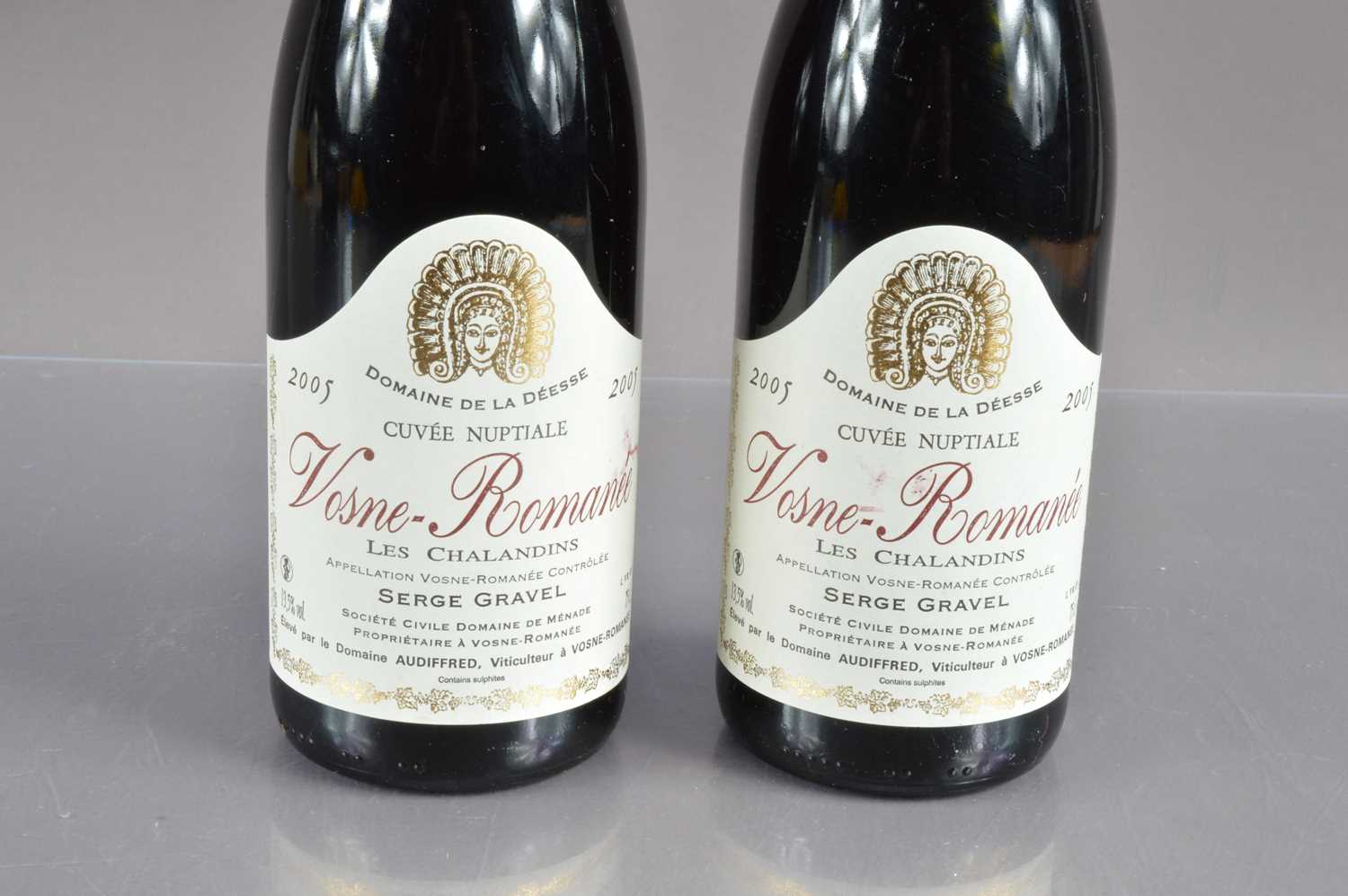 Two bottles of Vosne Romanee 'Les Chalandins' 2005, - Image 2 of 2