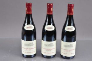 Three bottles of Mazoyeres Chambertin Grand Cru 2012,