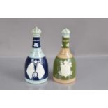 Two Copeland (Late Spode) commemorative stoneware whisky decanters,