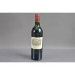 One bottle of Chateau Lafite Rothschild 1982,