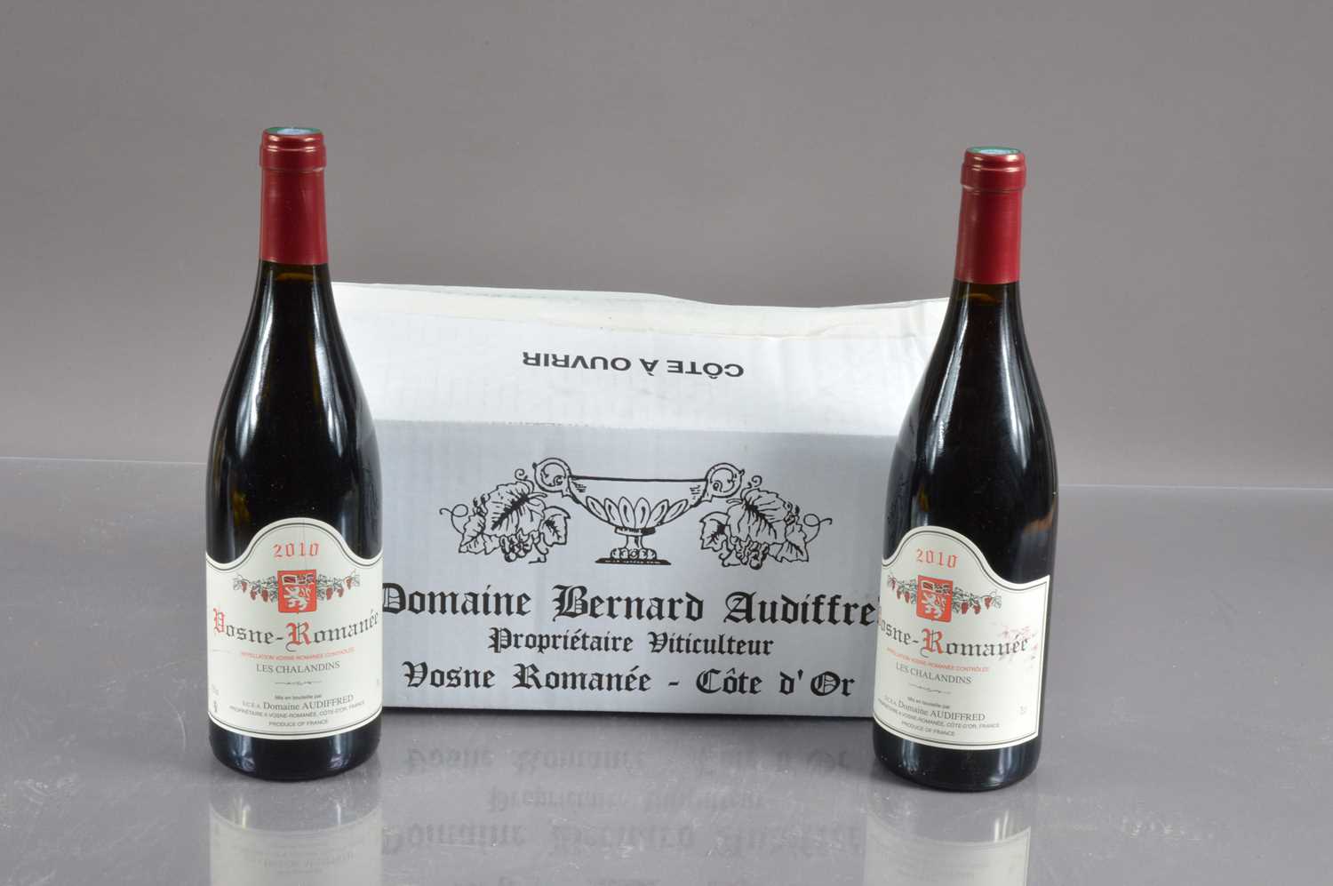 Six bottles of Vosne-Romanee 1er Cru 'Les Chalandins' 2010,
