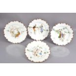 Four French ironstone pottery 'Criel et Montereau' 'Parisien Service' pattern plates,