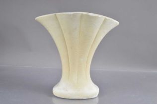 An unusual Art Deco 'Catlin Art Ware' painted plaster flower vase,