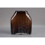 A Whitefriars shoulder vase in 'Cinnamon' colourway designed by Geoffrey Baxter (1922-1995),