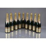Nine bottles of Louis Roederer 'Brut Premier' Champagne,