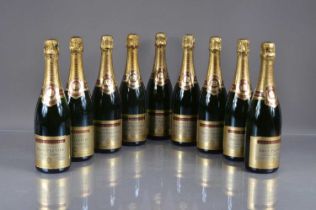 Nine bottles of Louis Roederer 'Brut Premier' Champagne,