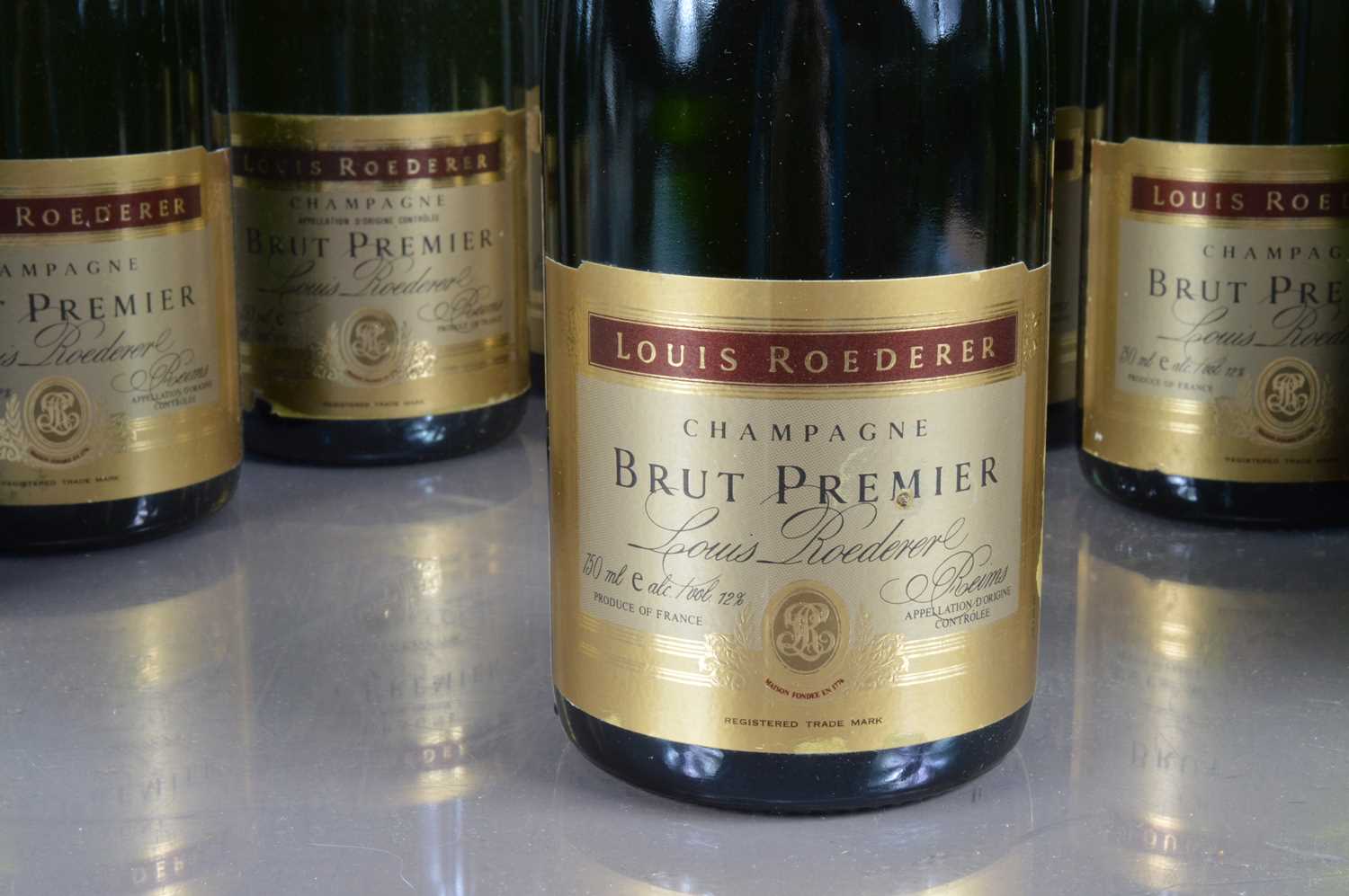Nine bottles of Louis Roederer 'Brut Premier' Champagne, - Image 2 of 2