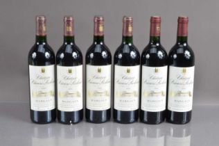 Six bottles of Chateau Prieure-Lichine 1995 and 1996,