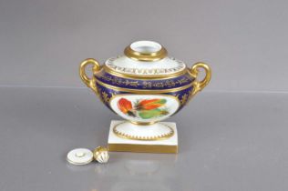 A modern Royal Worcester 'Heritage Collection' twin handled vase,